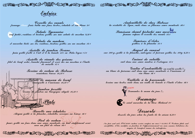 Carte resto la charcut1